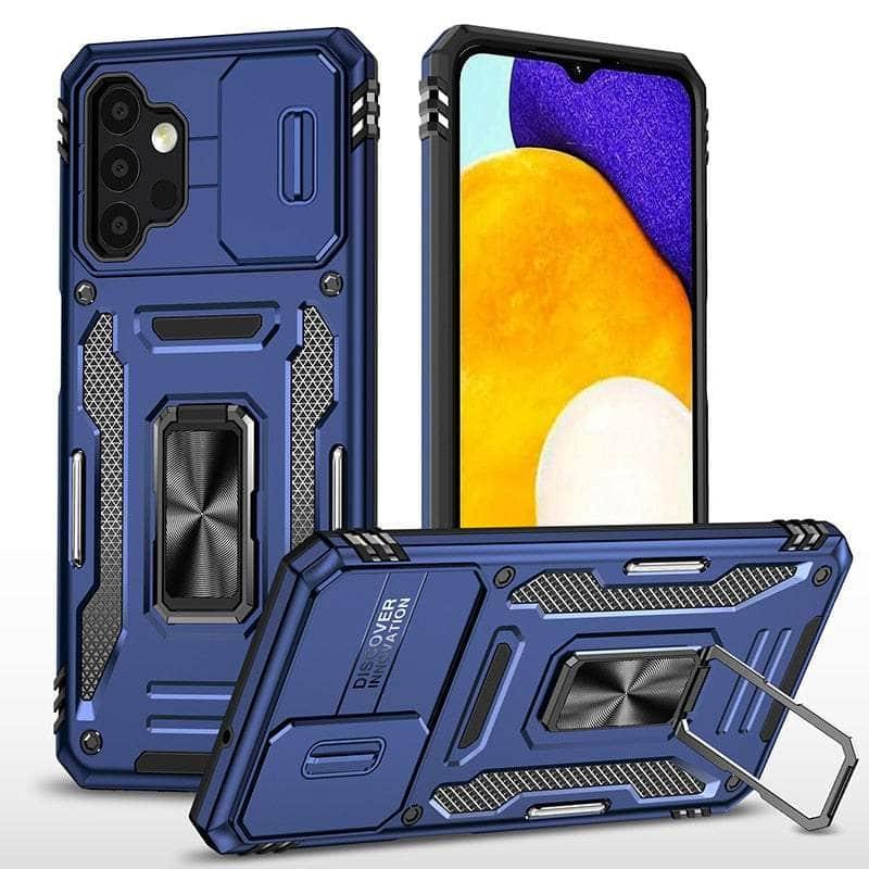 Samsung Galaxy A54 2023 Phone Case with Finger Ring Kickstand - Protective Cover for Daily Use, Travel & Hands-Free Viewing
