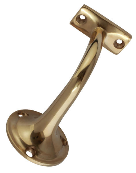 Brass LED Handrail Bracket - Sturdy & Elegant Lighting Fixture for Stairs, Hallways & Outdoor Railings