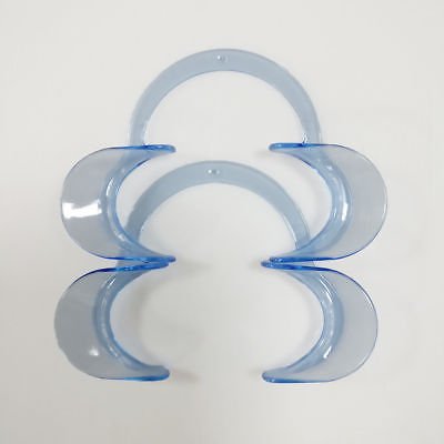 Autoclavable C-Shape Dental Cheek Retractor - 2 Pack for Teeth Whitening, Intraoral Exams & Fun Dental Games - Pediatric Size (M) - Perfect for Dentists, Hygienists & Home Use