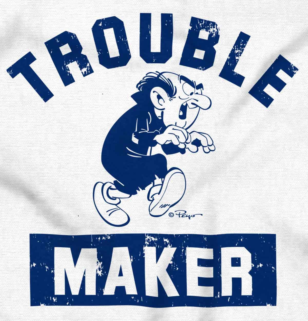 Smurfs Trouble Maker Gargamel Funny Graphic T-Shirt for Toddler Boys & Girls | Cute Cartoon Tee for Kids Playtime & Birthday Parties