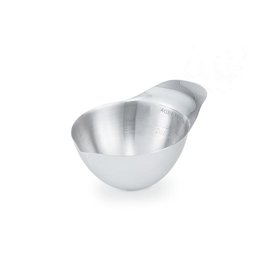 Vollrath 4 Oz Stainless Steel Spouted Bowl - Perfect for Pouring Sauces, Dressings, and Melting Butter in Professional Kitchens & Home Cooking