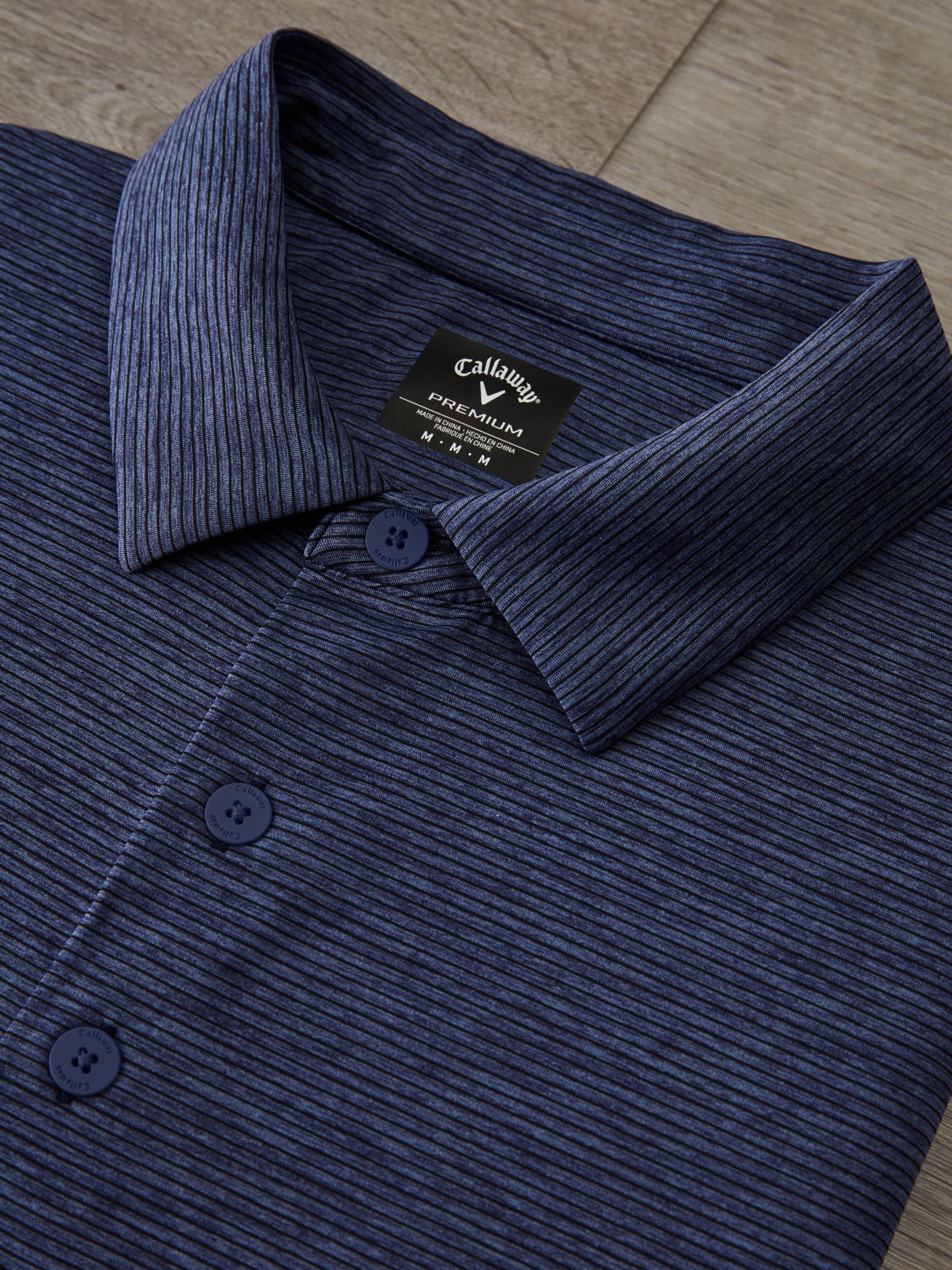 Premium Men's Soft Touch Fineline Golf Polo Shirt - Breathable & Comfortable for Golf, Casual Wear & Outdoor Activities
