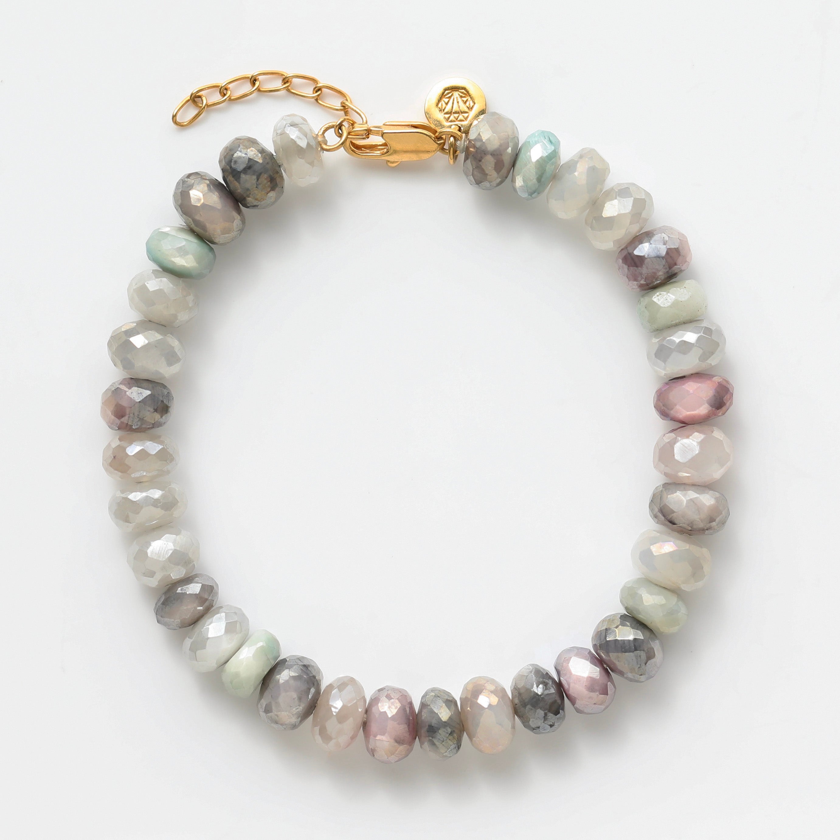 Moonstone Dreamer Beaded Bracelet for Women - Healing Crystal Energy Jewelry for Meditation, Yoga & Spiritual Wellness