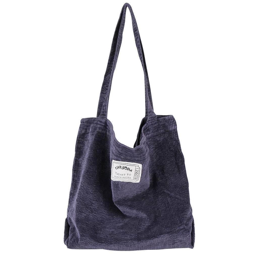 Stylish Women's Corduroy Hobo Shoulder Bag - Casual Tote & Shopper Handbag for Everyday Use, Work, and Travel