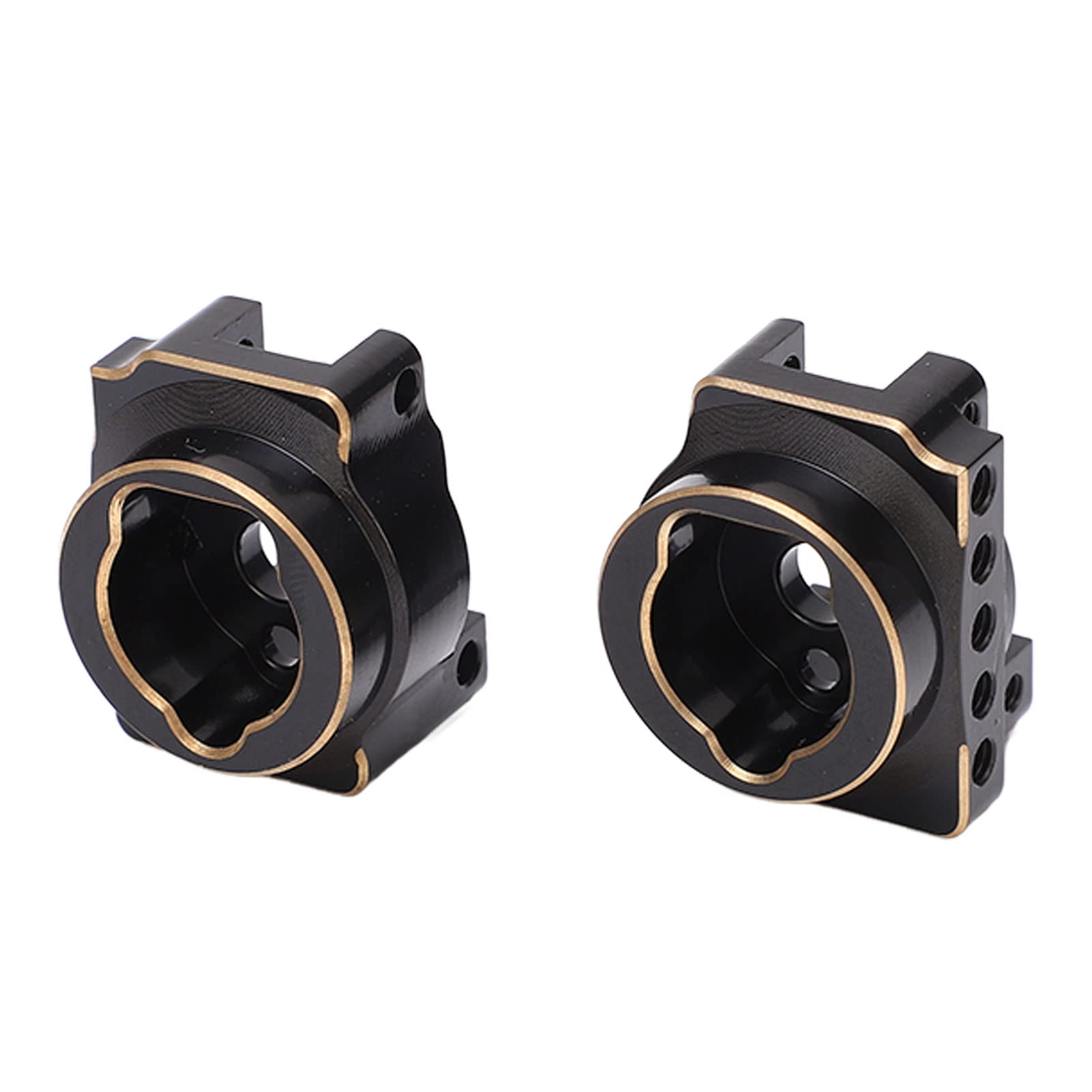 High Strength RC Car Rear Axle C Hub Carrier - Black Coating Replacement Parts (2pcs) for Stable Performance | Perfect for Off-Road Racing, Drifting & RC Car Upgrades