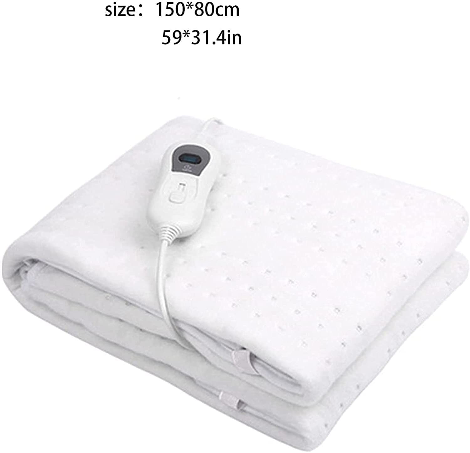 Premium Electric Blanket - 3 Heat Settings, Washable & Overheat Protection - 59