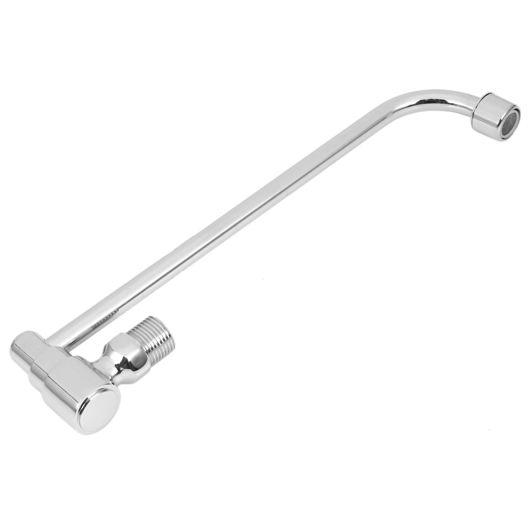 Perezy 300mm Wall Mounted Pot Filler Kitchen Faucet - Silver Stainless Steel Sink Tap for Wok Cooking & Large Pots - Perfect for Commercial Kitchens & Home Cooking Stations