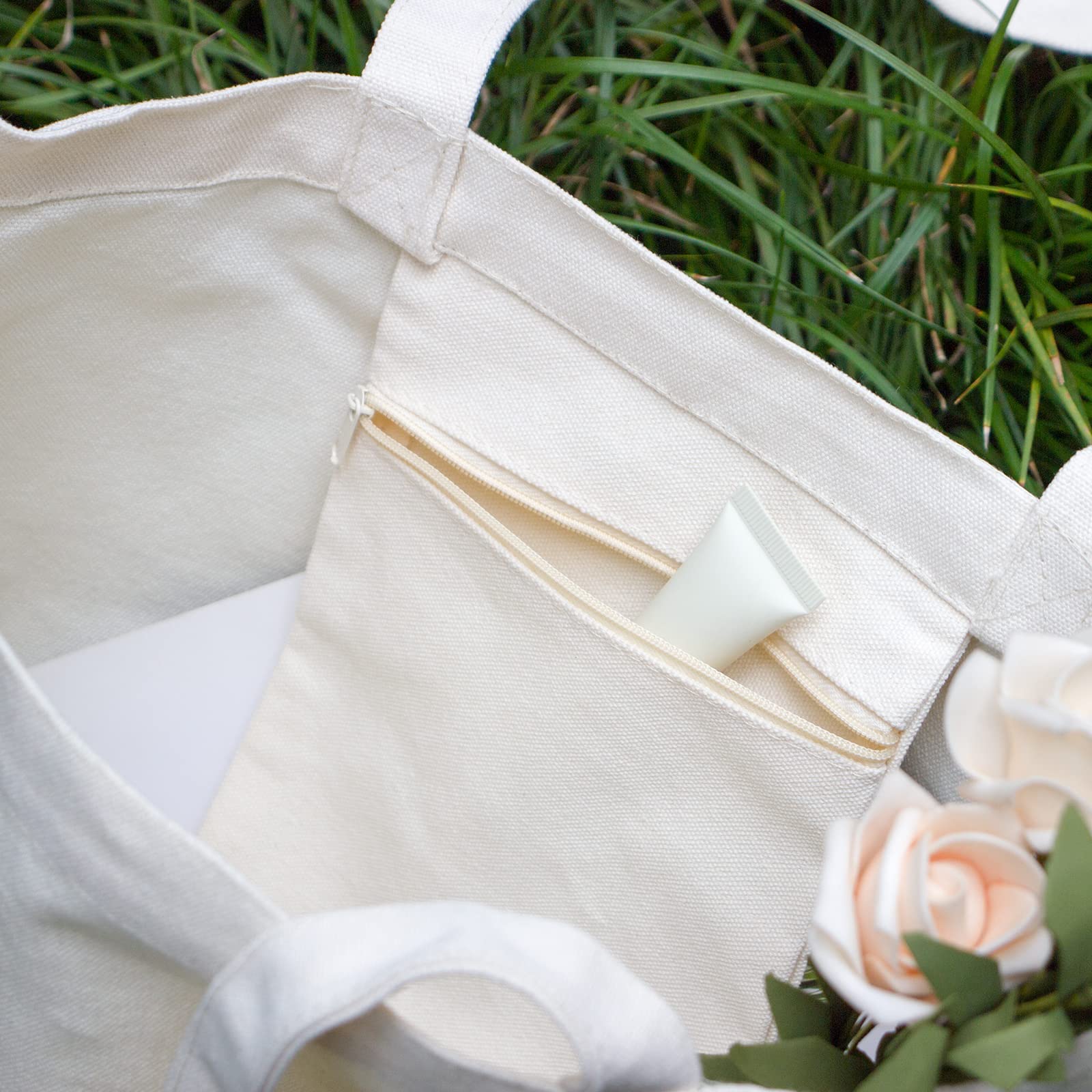 Stylish Canvas Tote Bag for Women - Eco-Friendly Reusable Grocery & Beach Shopping Bag - Perfect for Daily Use, Grocery Shopping & Beach Outings