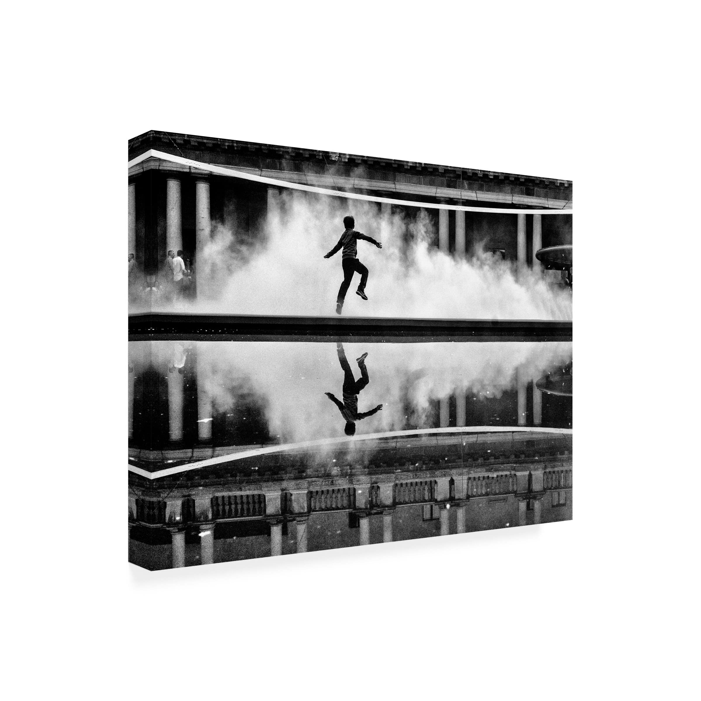 Trademark Fine Art 'Flying Through The Clouds Pt 2' Canvas Wall Art Print by Pristine Clothes - Perfect for Living Room, Bedroom & Office Decor