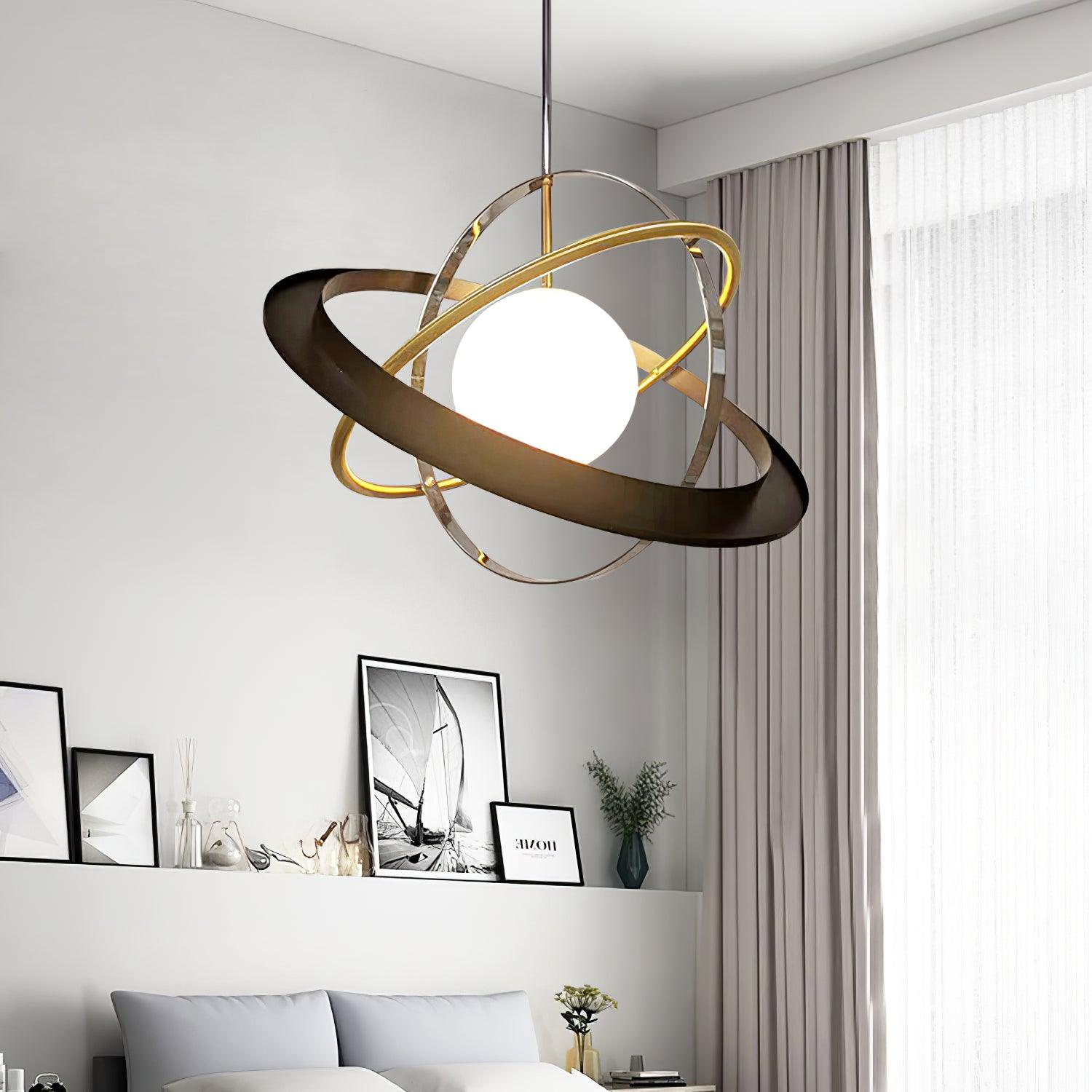 Apogee Modern Pendant Lamp - Sleek Hanging Light Fixture for Kitchen, Dining Room & Living Room Decor - Energy Efficient LED Lighting for Home & Office