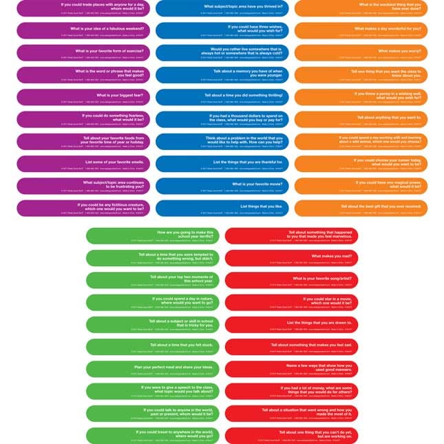 Really Good Stuff Daily Response Sticks - Classroom Behavior Management Tools for Teachers | Perfect for Student Engagement & Positive Reinforcement in Elementary Schools