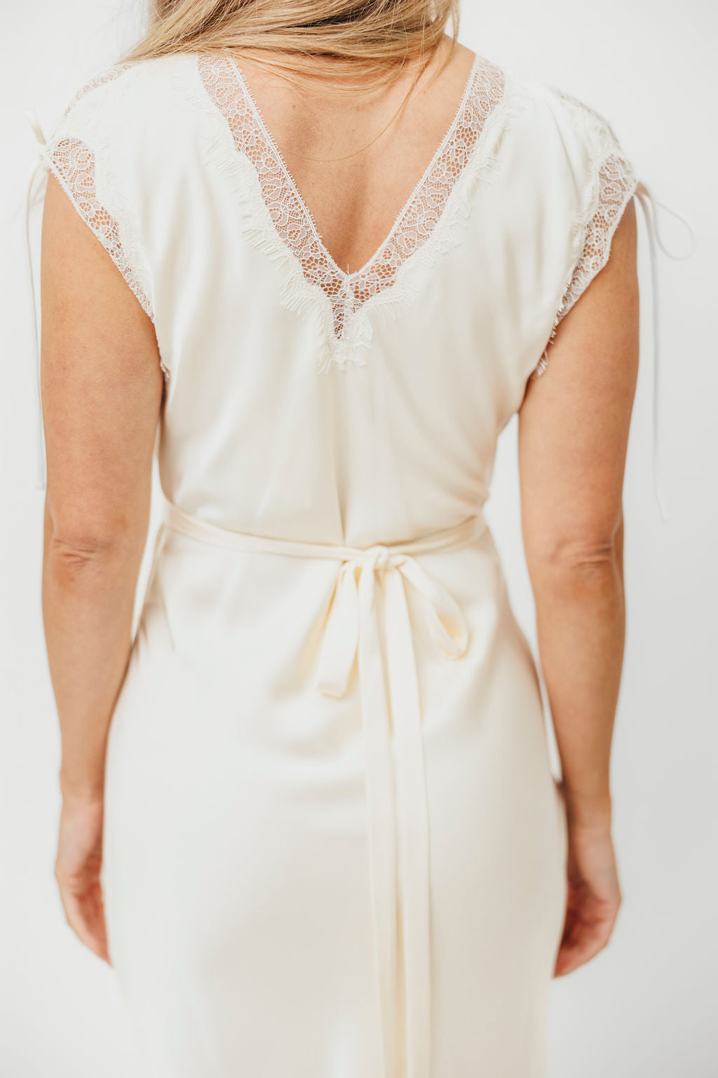 Monarch Midi Dress in Cream - Elegant Flowy Summer Dress for Women | Perfect for Weddings, Parties & Date Nights