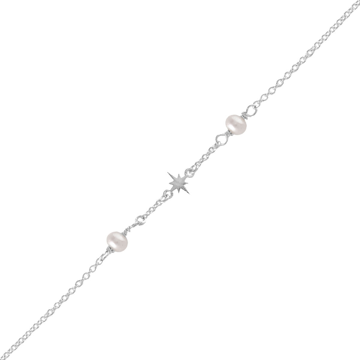 Celestial Pearl Bracelet for Women - Elegant & Shiny Pearl Jewelry Gift for Birthday, Anniversary, Wedding | Perfect for Parties, Date Nights & Special Occasions