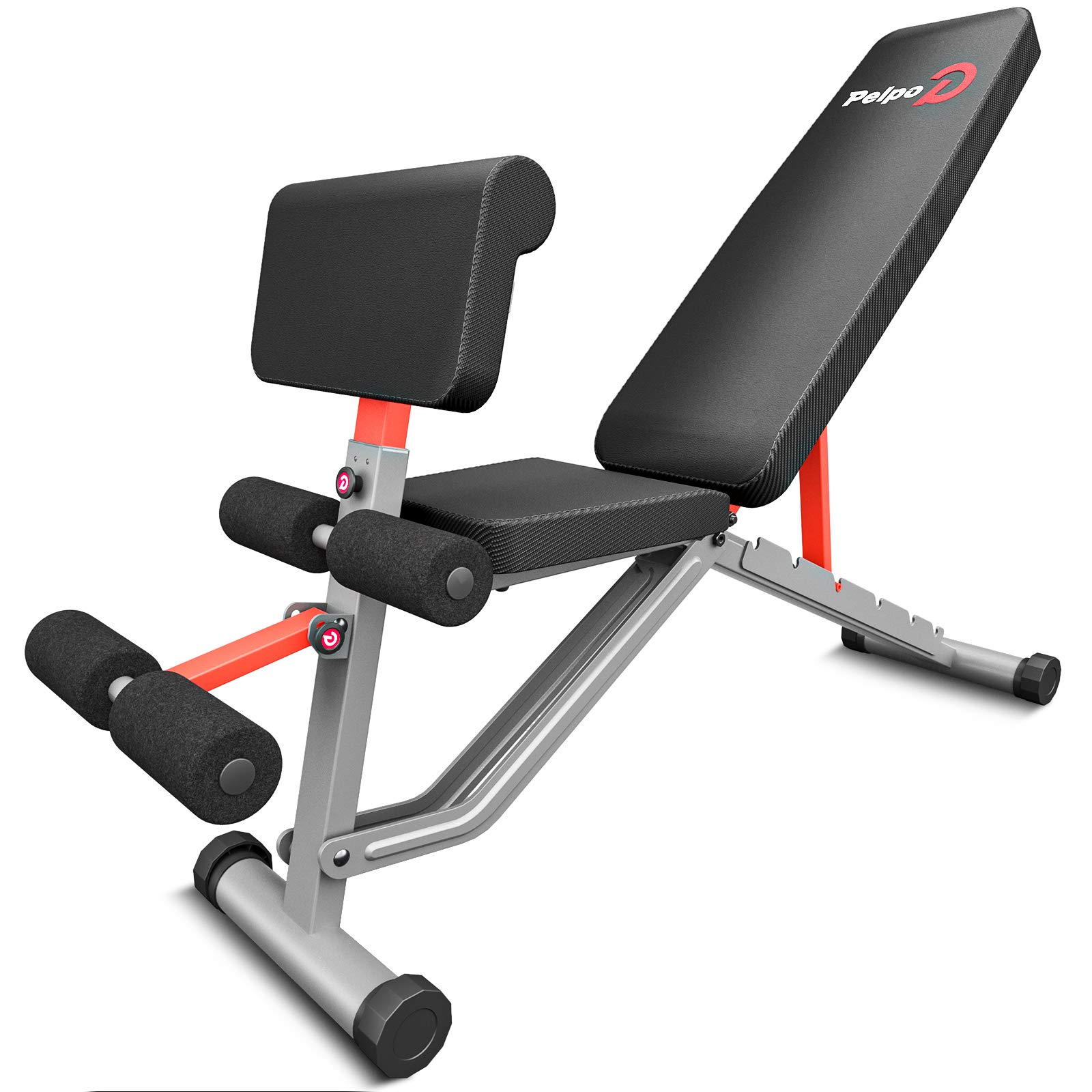 Adjustable Weight Bench for Home Gym - Folding Workout Bench for Full Body Training