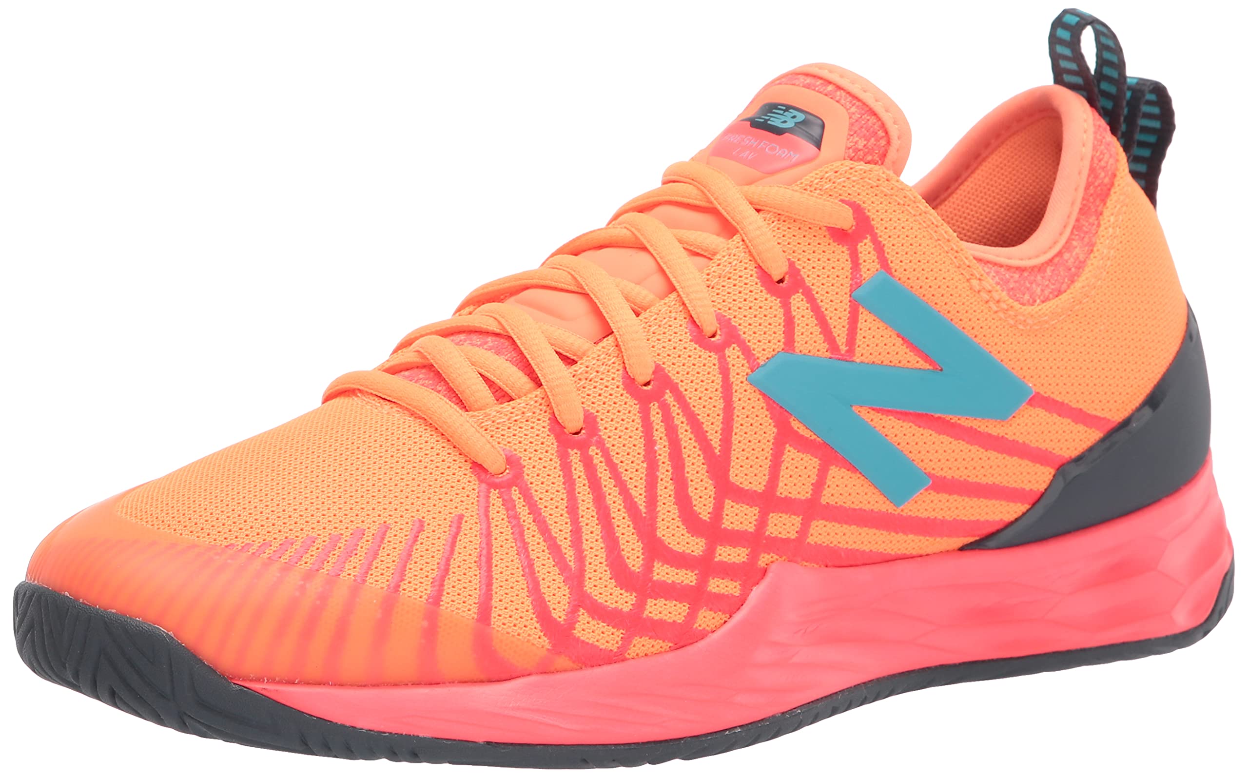 New Balance Men's Fresh Foam Lav V1 Hard Court Tennis Shoes - Lightweight Cushioned Sneakers for Tennis & Training | Perfect for Court Sports, Gym Workouts & Casual Wear