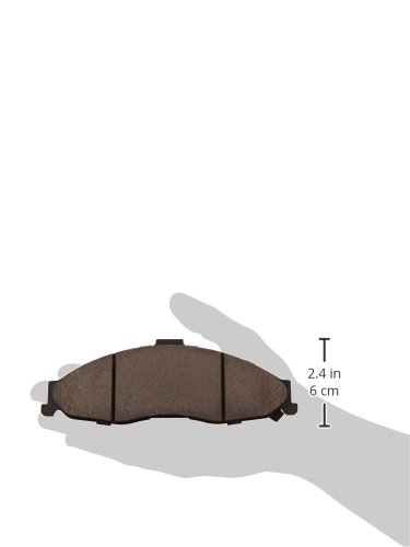 GM PosiQuiet Ceramic Brake Pads - High Performance Low Noise Braking for Cars, Trucks & SUVs - Perfect for Daily Commuting and Highway Driving