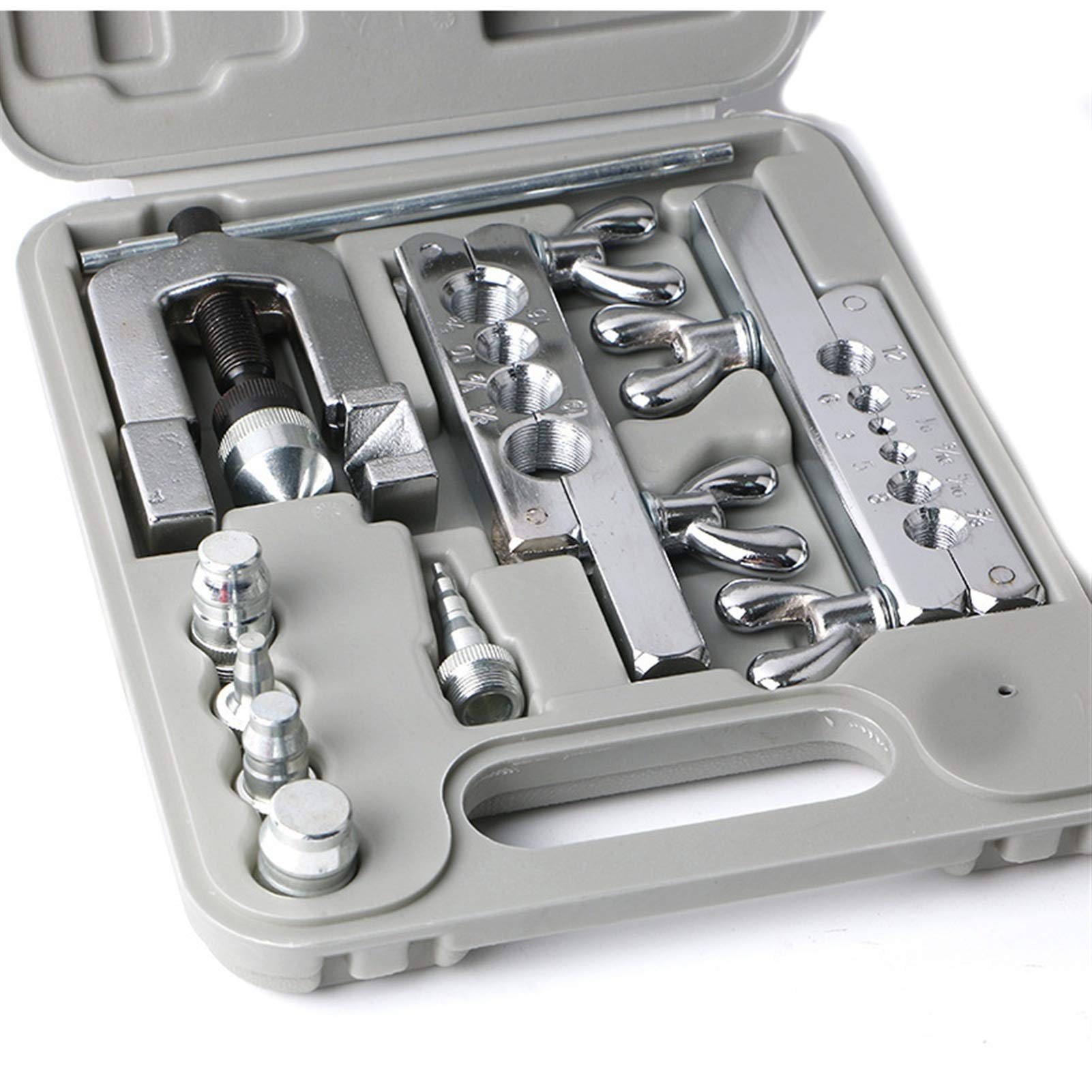 CT-92 Flaring Tool Kit - Professional Press Type Tube Expander Set for Cutting & Expanding Copper Pipes (HVAC, Plumbing & Automotive Repair Use)