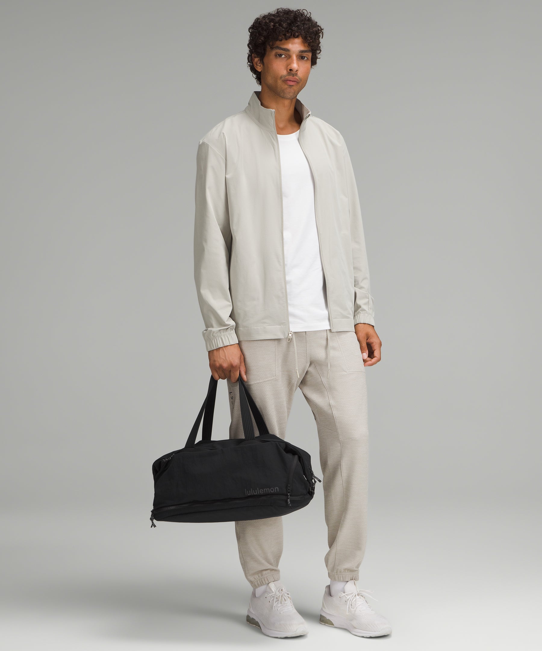 Lululemon Gym Duffle Bag for Women & Men - Large Sports Duffel with Shoe Compartment - Perfect for Workout, Travel & Yoga | Water-Resistant & Durable