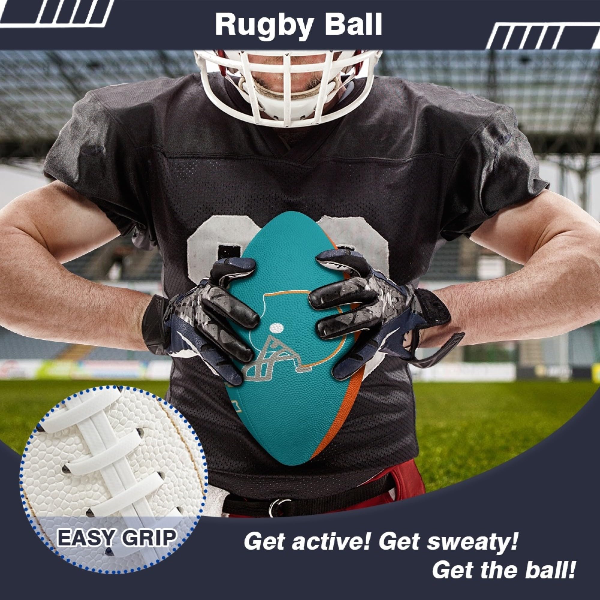 Custom Personalized 12 Inch Football - Add Any Name & Number - Perfect Gift for Youth, Boys, Men & Women Football Fans - Great for Games, Training & Collectibles