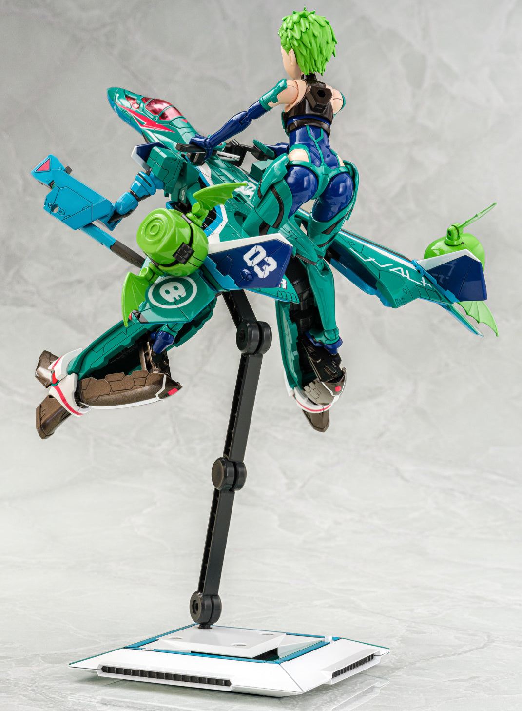 Aoshima Macross Delta VFG Variable Fighter Girls VF-31A Kairos Reina Prowler 1/72 Scale Model Kit - Anime Collectible for Display & Gundam Fans