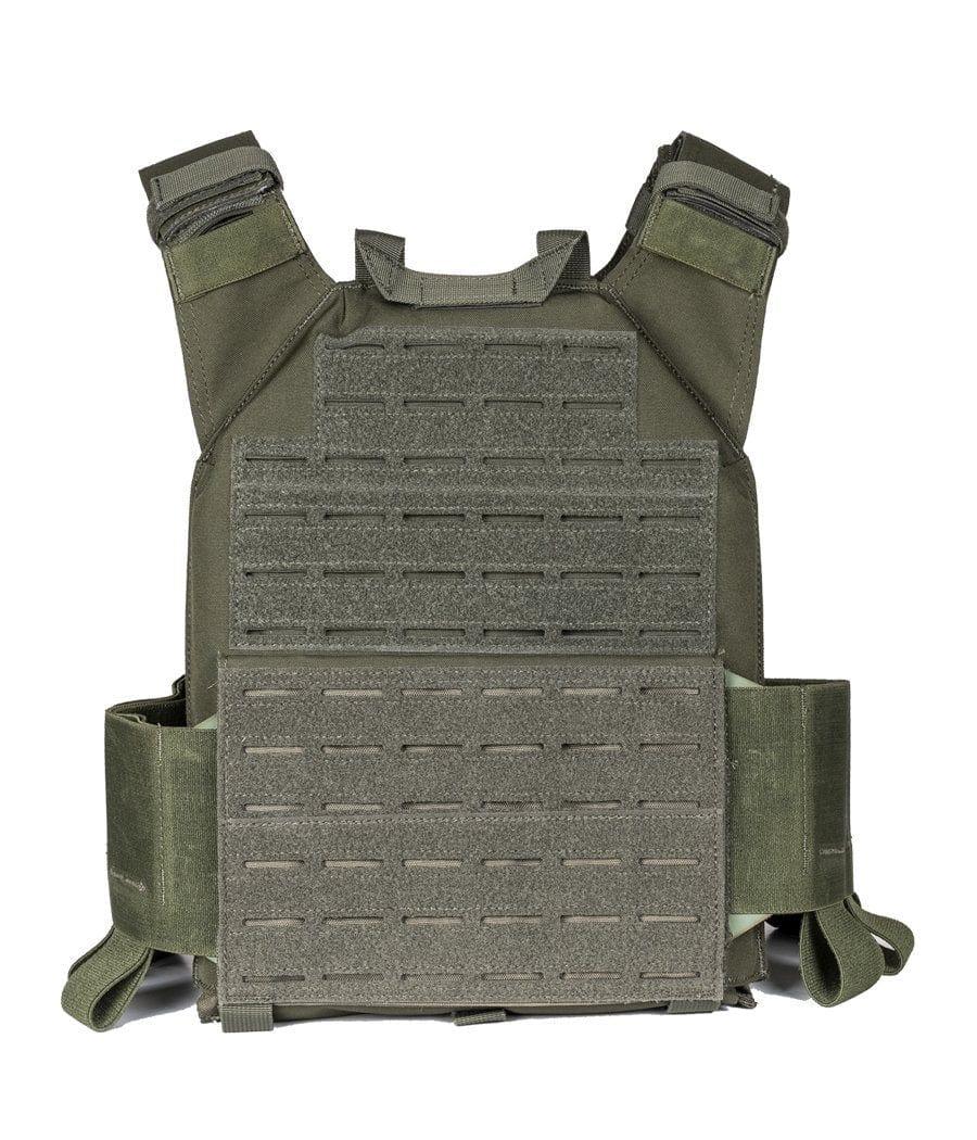 QRF Low Visibility Minimalist Plate Carrier with Armor Plates - Tactical Vest for Military, Law Enforcement & Airsoft - Perfect for Combat Training & Outdoor Adventures