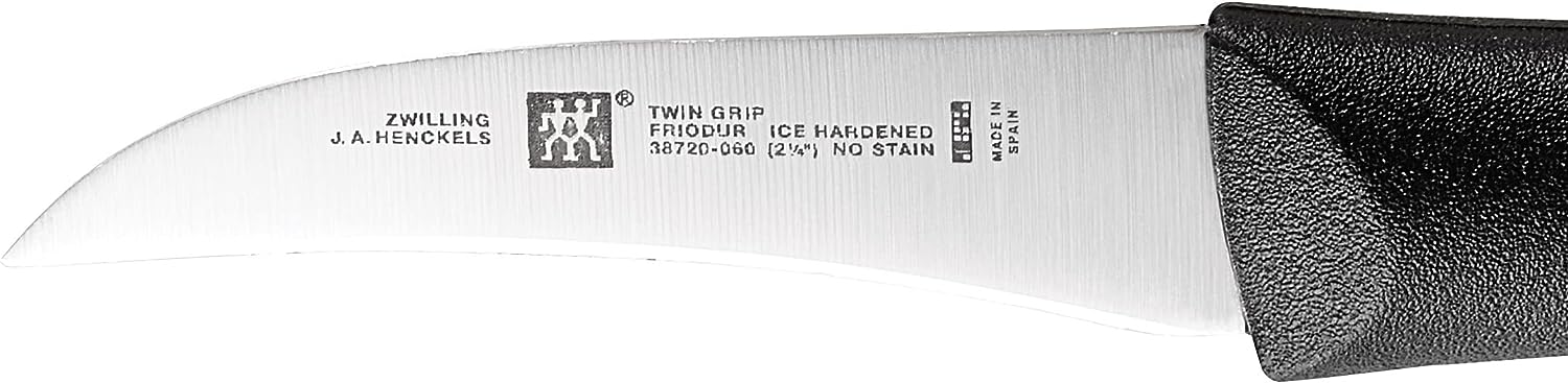 ZWILLING Twin Grip 2.5-inch Peeling Knife 38720-060 - Premium Vegetable & Fruit Peeler for Professional Chefs & Home Cooking