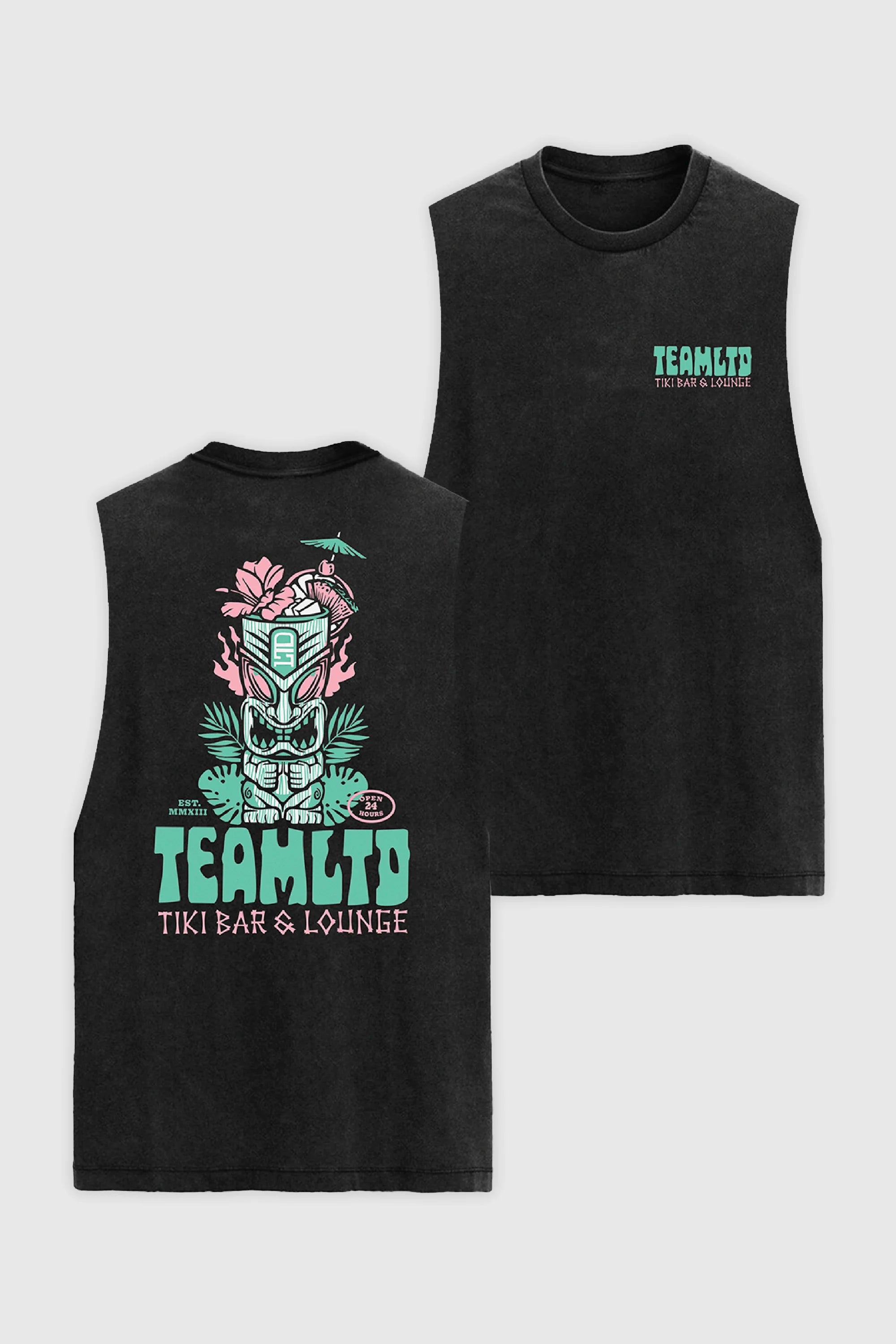 Tiki Aussie Tank Top - Women's Casual Sleeveless Shirt for Summer Beach & Outdoor Activities