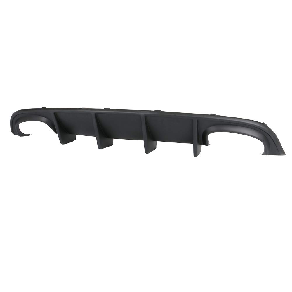 FREEMOTOR802 Rear Bumper Diffuser for 2015-2023 Dodge Charger SRT | Quad Exhaust Compatible | Unpainted Black PP Spoiler | Upgrade Your Car's Aerodynamics & Style