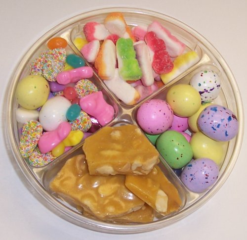 Scott's Cakes 4-Pack Easter Candy Assortment - Sour Bunnies, Deluxe Easter Mix, Chocolate Malt Eggs & Peanut Brittle - Perfect for Easter Baskets, Party Favors & Holiday Gifts