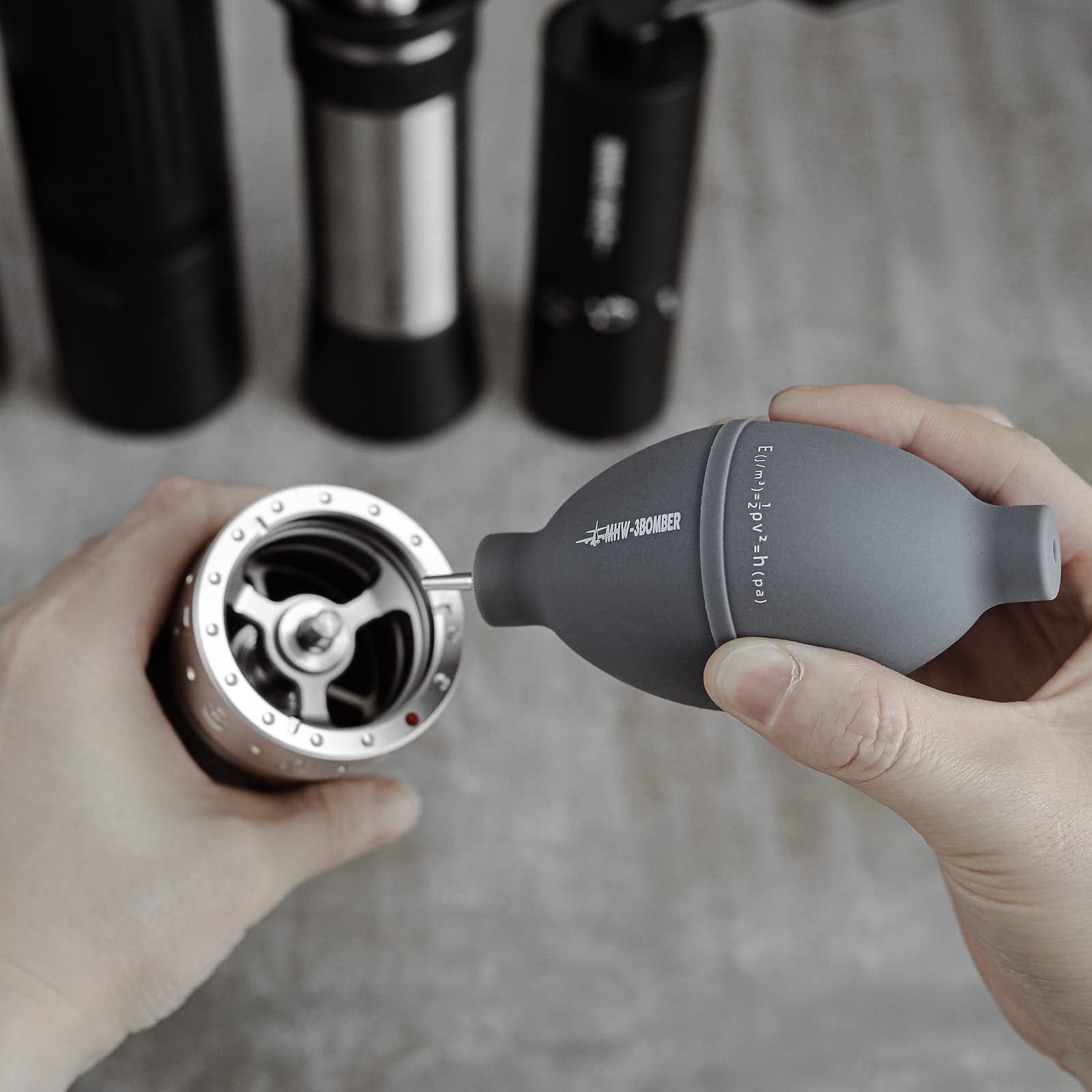 MHW-3BOMBER Air Blower - Powerful Dust Blower for Coffee Grinders, Cameras, Keyboards & Watches | Powder Air-Move Cleaning Tool AB5820 | Perfect for Home, Office & Workshop Use