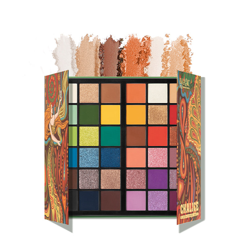 IMAGIC 36 Color Eyeshadow Palette - Highly Pigmented, Long Lasting Makeup for Professional & Everyday Use - Perfect for Parties, Weddings & Special Occasions
