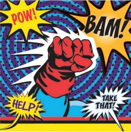 Superhero Power Lunch Napkins - 16 Count | Fun & Durable Paper Napkins for Kids' Parties, School Lunches & Themed Events