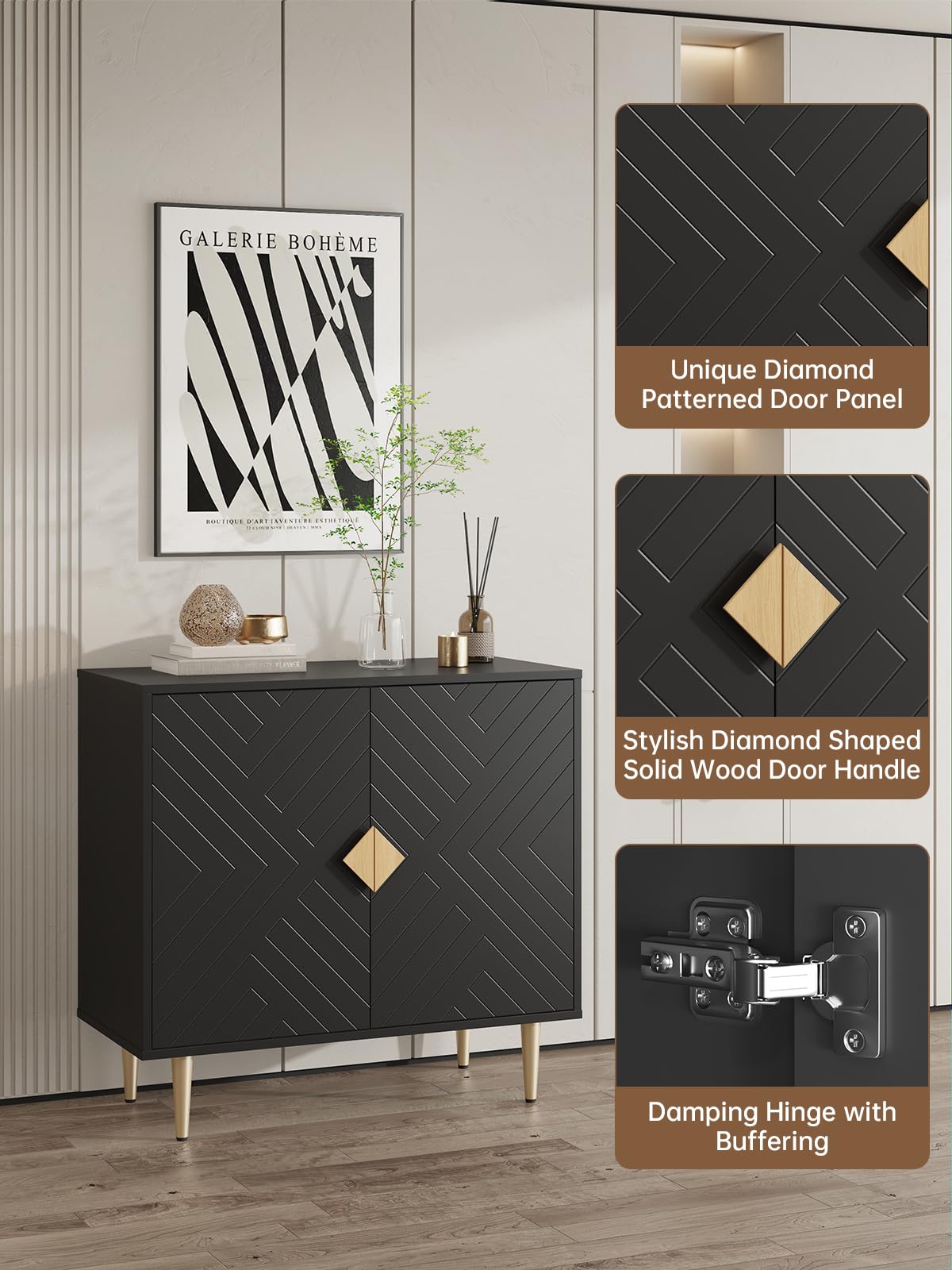 Modern Sideboard Buffet Cabinet - 31.5