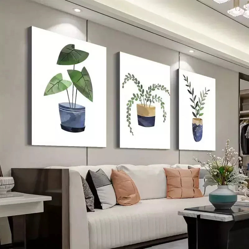3-Piece Cactus & Succulent Wall Art Set - Framed Canvas Prints 50x70cm - High Quality Australian Made Home Decor - Perfect for Living Room, Bedroom & Office Decor