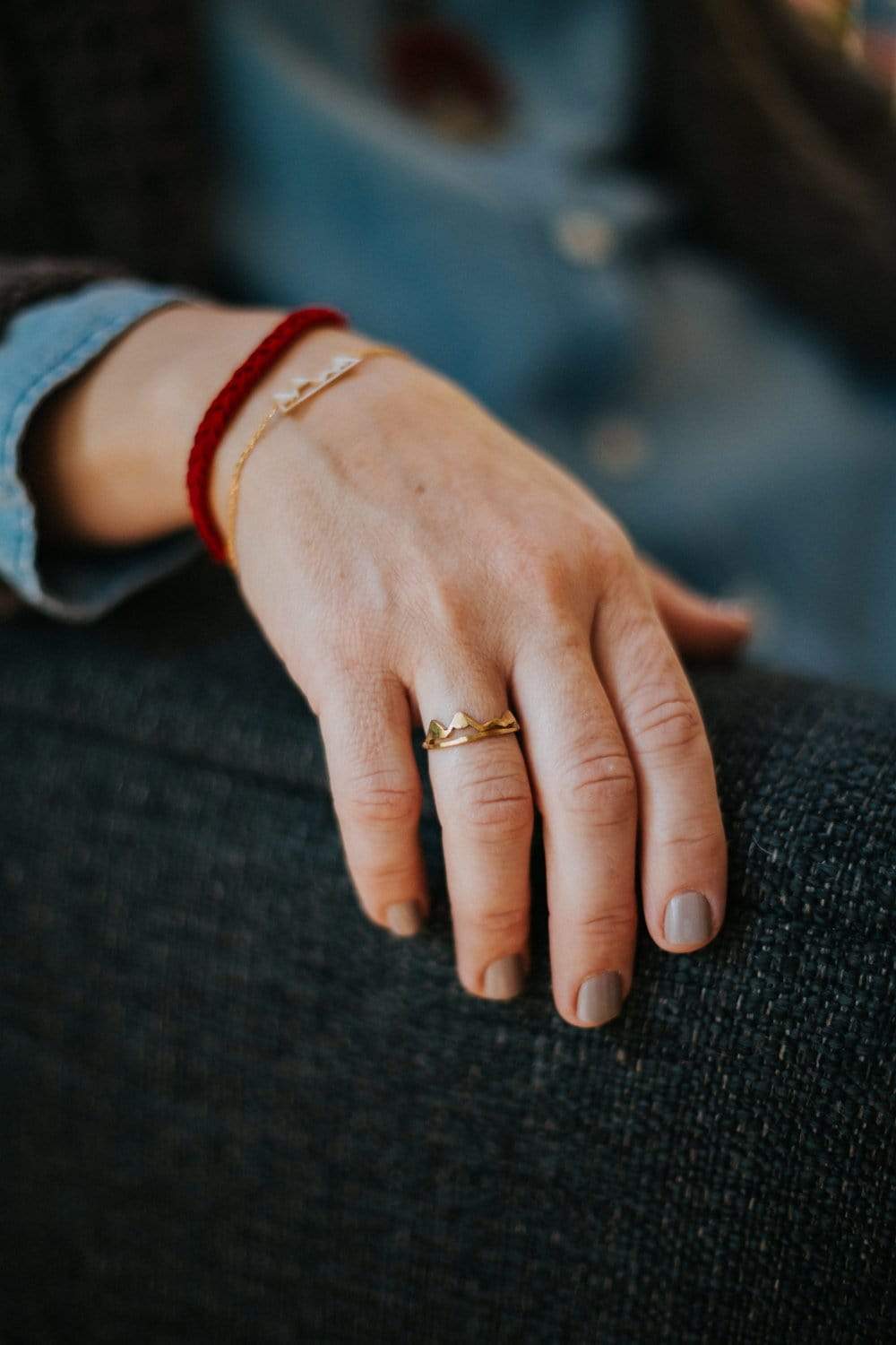 Himalayan Peaks Ring - Sterling Silver Handmade Mountain Jewelry for Women | Perfect for Hiking, Travel & Nature Lovers