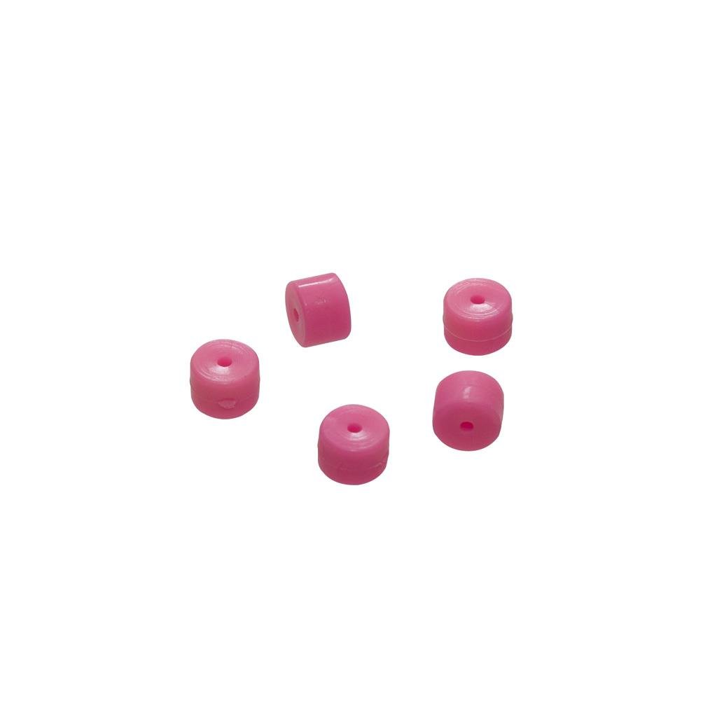 October Mountain Products Turbo Button 2.0 (100 Pack - Pink) - Premium Push Buttons for DIY Electronics, Crafts, and School Projects - Ideal for Classroom Activities, STEM Kits, and Interactive Learning Tools