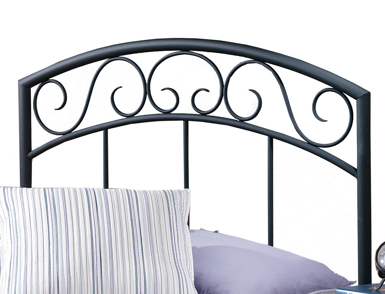 Hillsdale Furniture Wendell Twin Bed Frame with Rails - Textured Black Finish for Kids & Guest Rooms | Sturdy & Stylish Bedroom Furniture