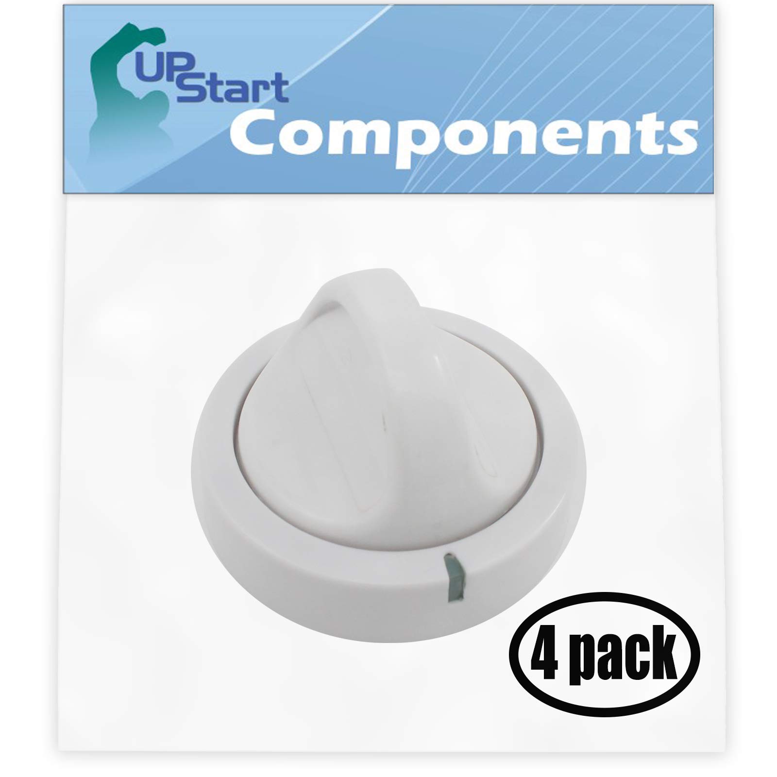 4 Pack Replacement Dryer Timer Knob 131873500 Compatible with Gibson GSG746RHS0 Residential Dryer - Perfect for DIY Home Appliance Repair & Laundry Room Maintenance