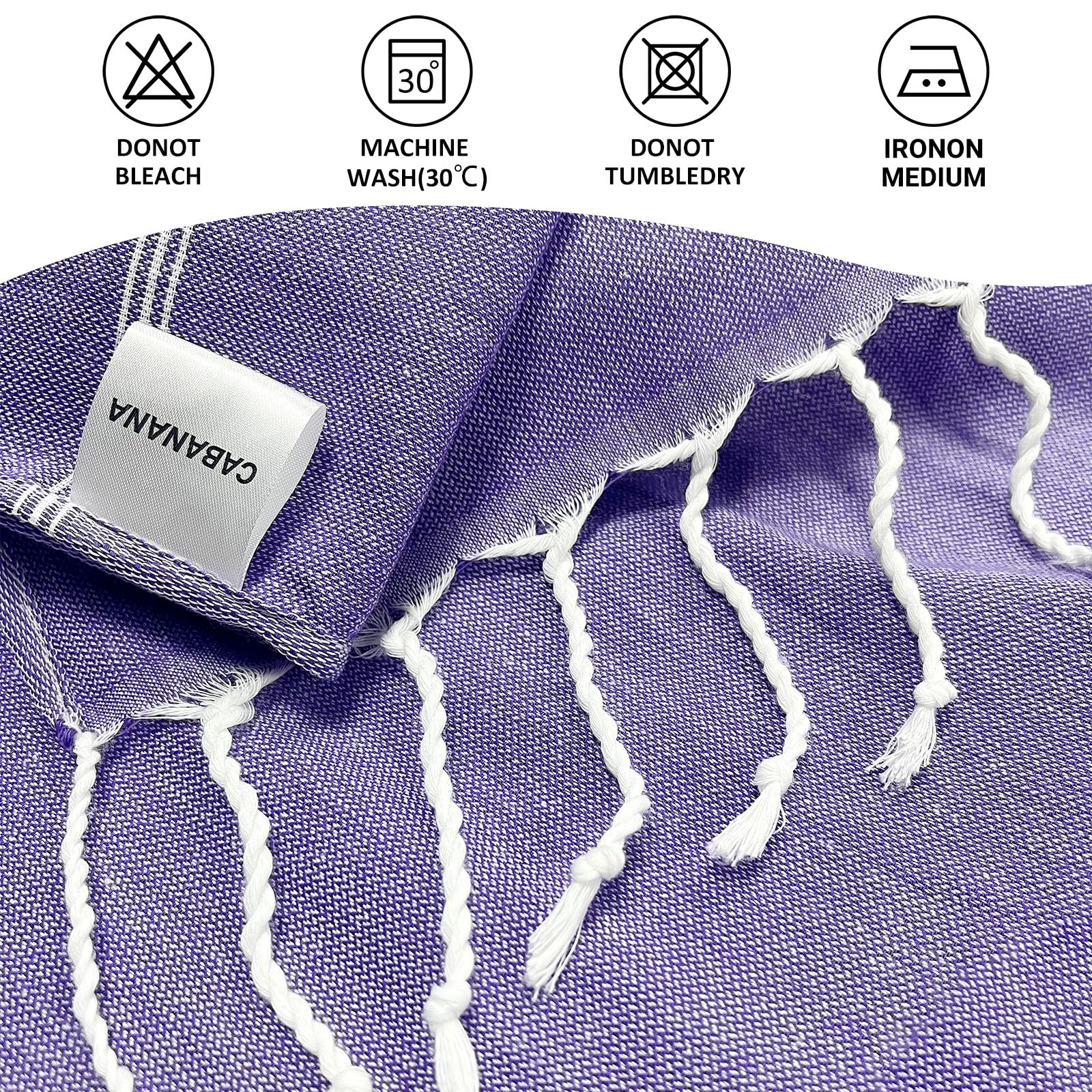Premium Turkish Cotton Beach Towel - Extra Large 39
