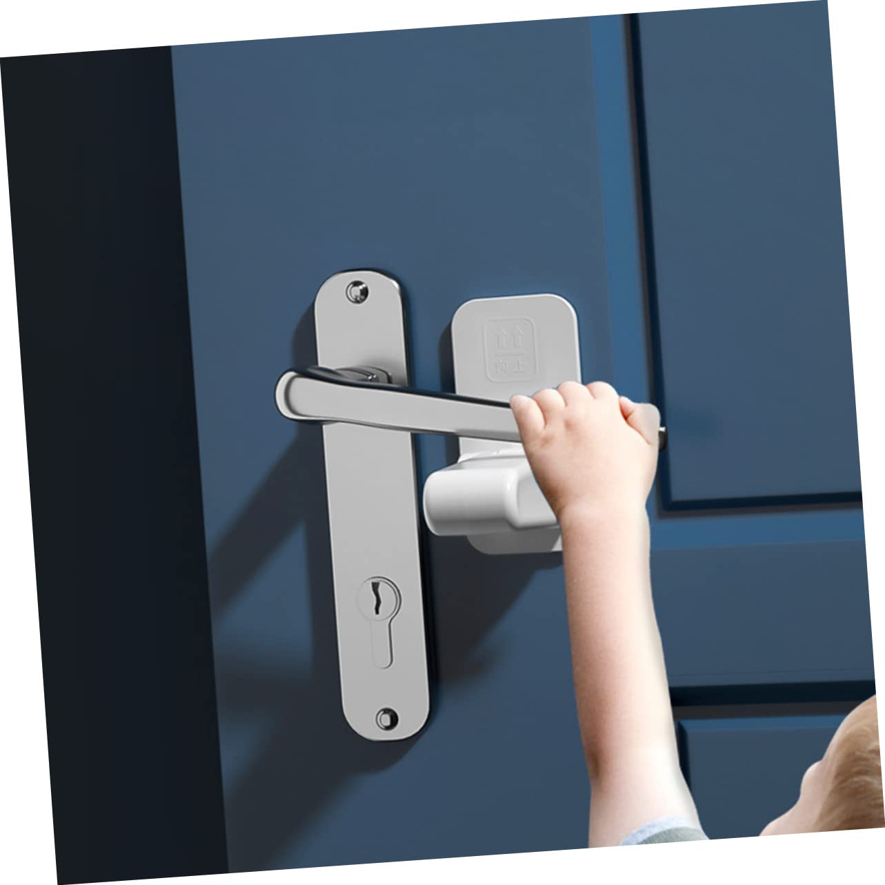 ORFOFE Child Safety Door Locks - Baby Proof Door Handle Locks for Boys & Girls | Secure Kids from Opening Doors | Perfect for Homes, Nurseries, and Daycares