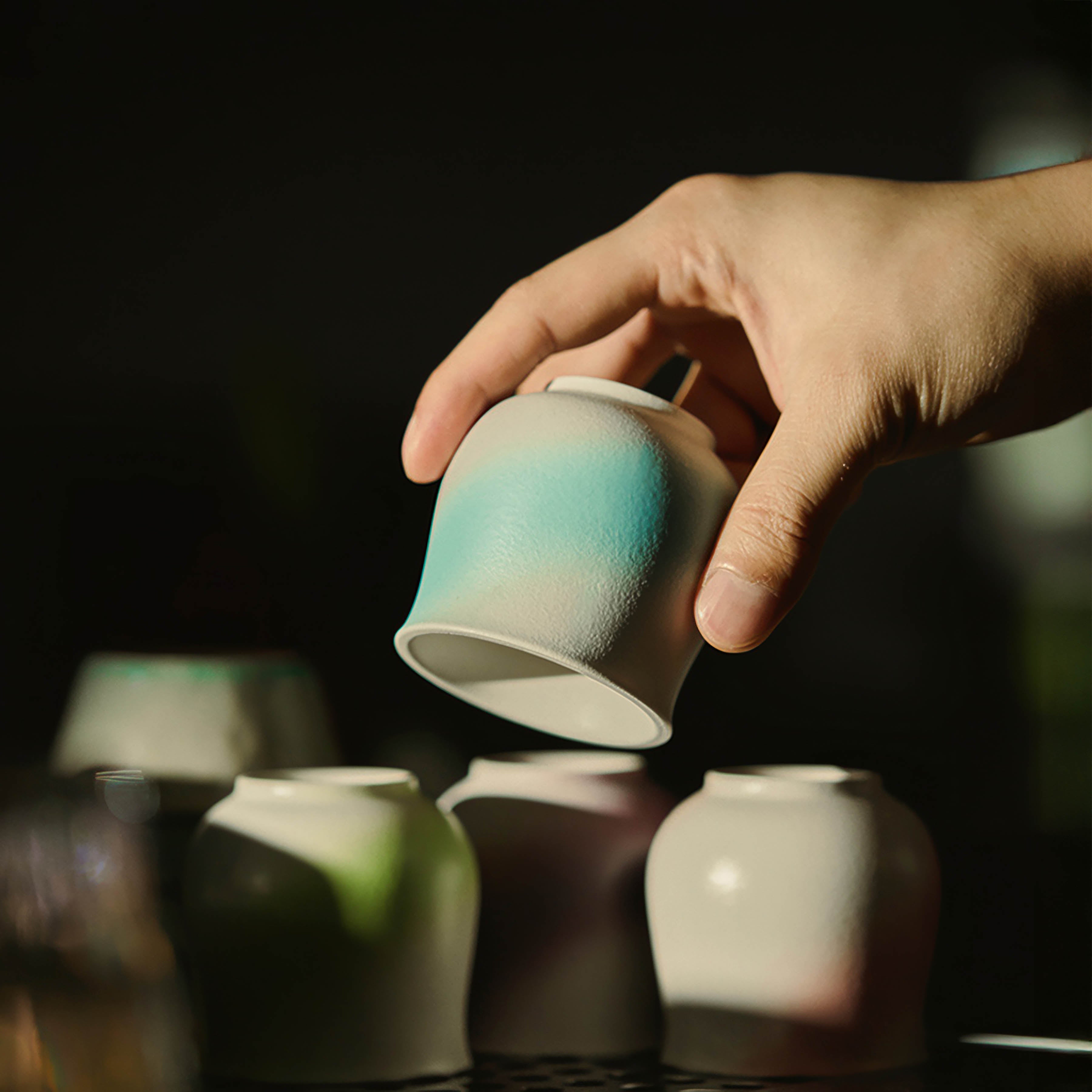 Premium Ceramic Coffee Tasting Cup - Aroma Enhancing Design for Specialty Coffee Lovers | Perfect for Home Brewing, Coffee Shops & Barista Training