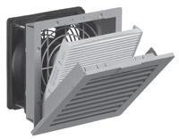 Hammond Manufacturing PF11000T12LG 16 CFM Filter Fan T12 - High Performance Cooling Fan for Electronics Enclosures & Industrial Equipment - Perfect for Server Racks, Control Panels & HVAC Systems