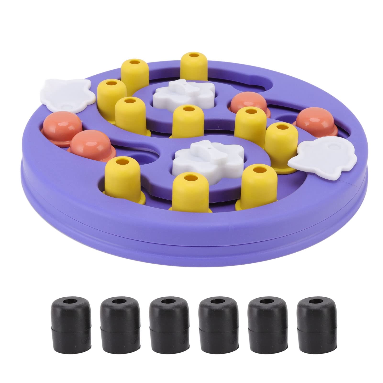 Zerodis Interactive Dog Puzzle Toy - Slow Feeder for Dogs & Puppies - IQ Training & Digestion Aid - Perfect for Mealtime Enrichment and Mental Stimulation