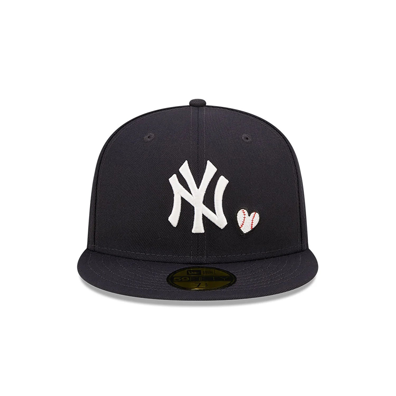 New York Yankees 1996 World Series Team Heart Navy 59FIFTY Fitted Hat for Men - Perfect for Baseball Games, Fan Gear & Streetwear Fashion