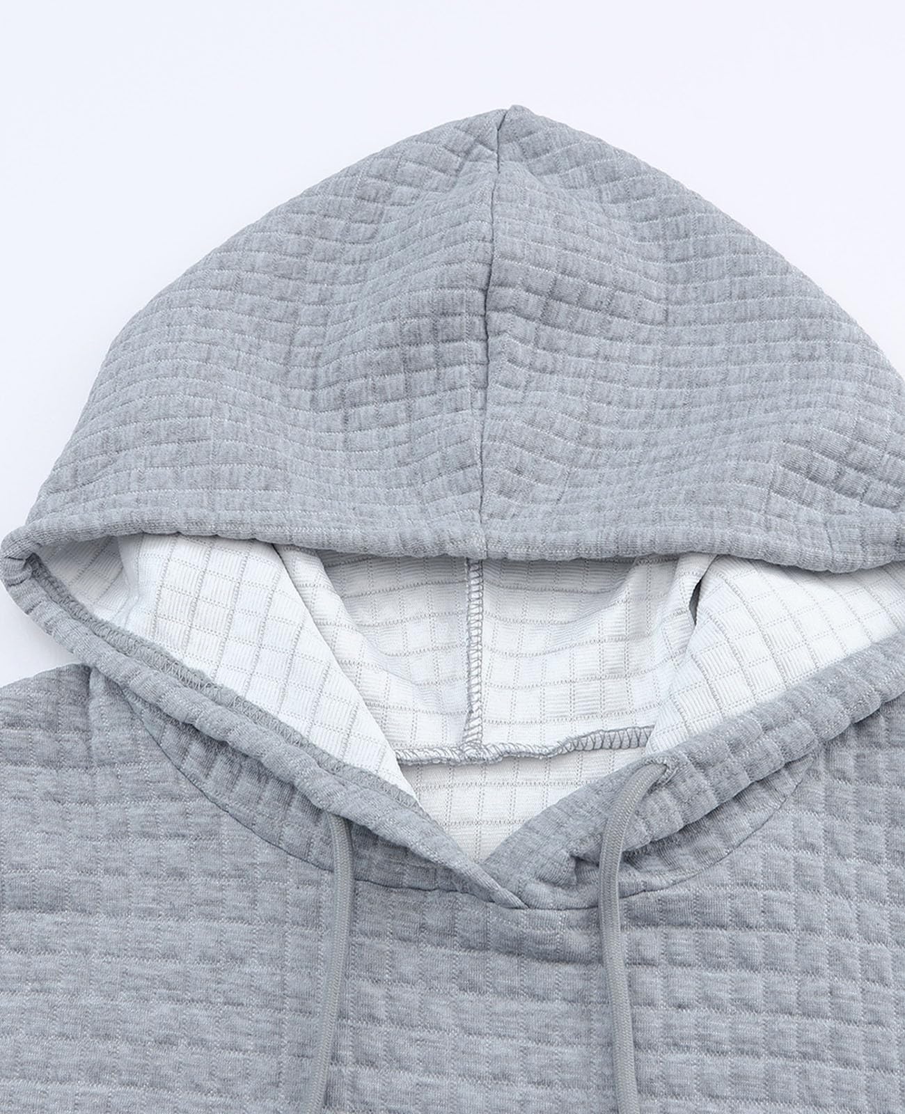 Women's Casual Drawstring Hooded Sweatshirt - Waffle Long Sleeve Pullover with Pocket | Cozy SELINK Hoodies for Everyday Wear, Lounge & Outdoor Activities