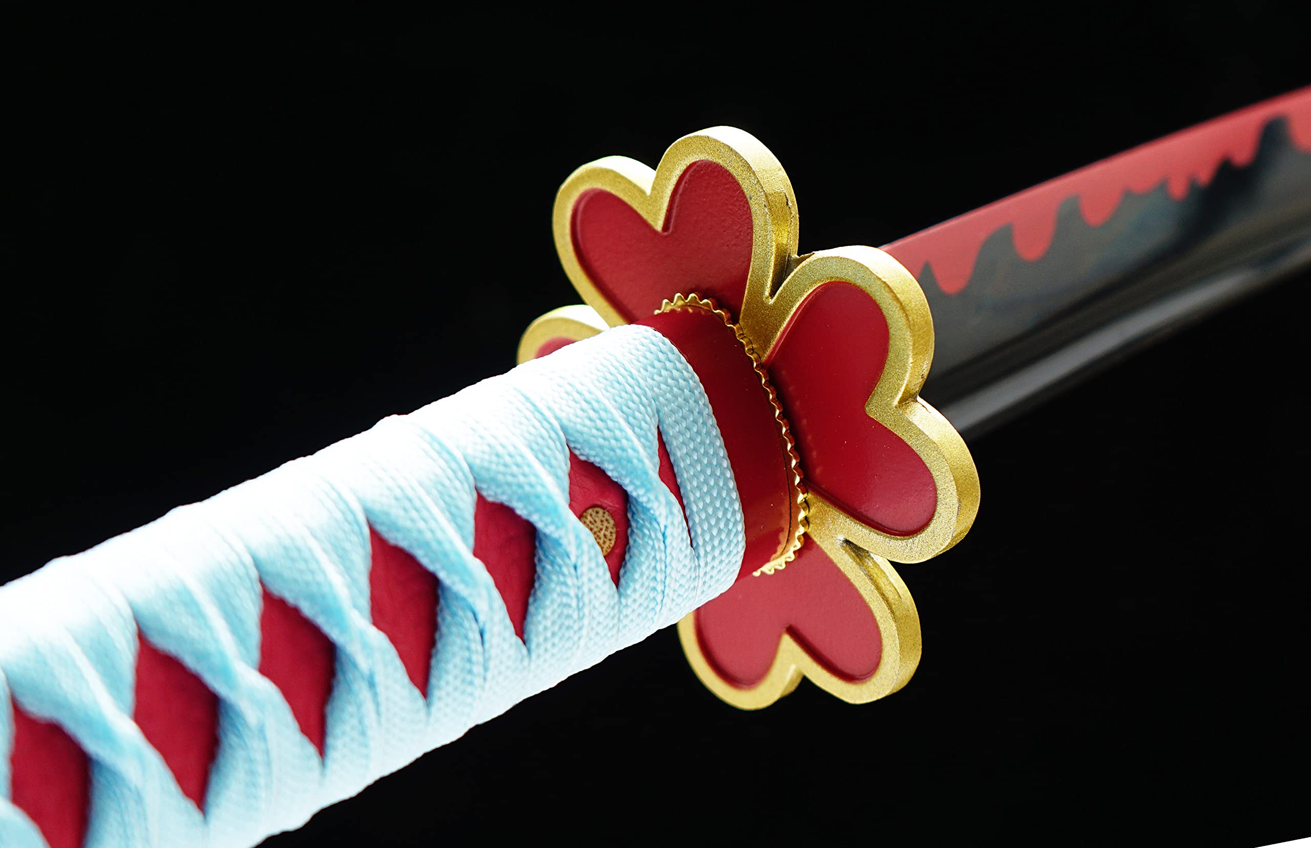 Demon Slayer Sword - Kimetsu no Yaiba Tanjiro Kamado & Shinobu Kocho Cosplay Replica - Carbon Steel Anime Weapon for Collectors & Cosplay - Perfect for Halloween, Conventions & Display