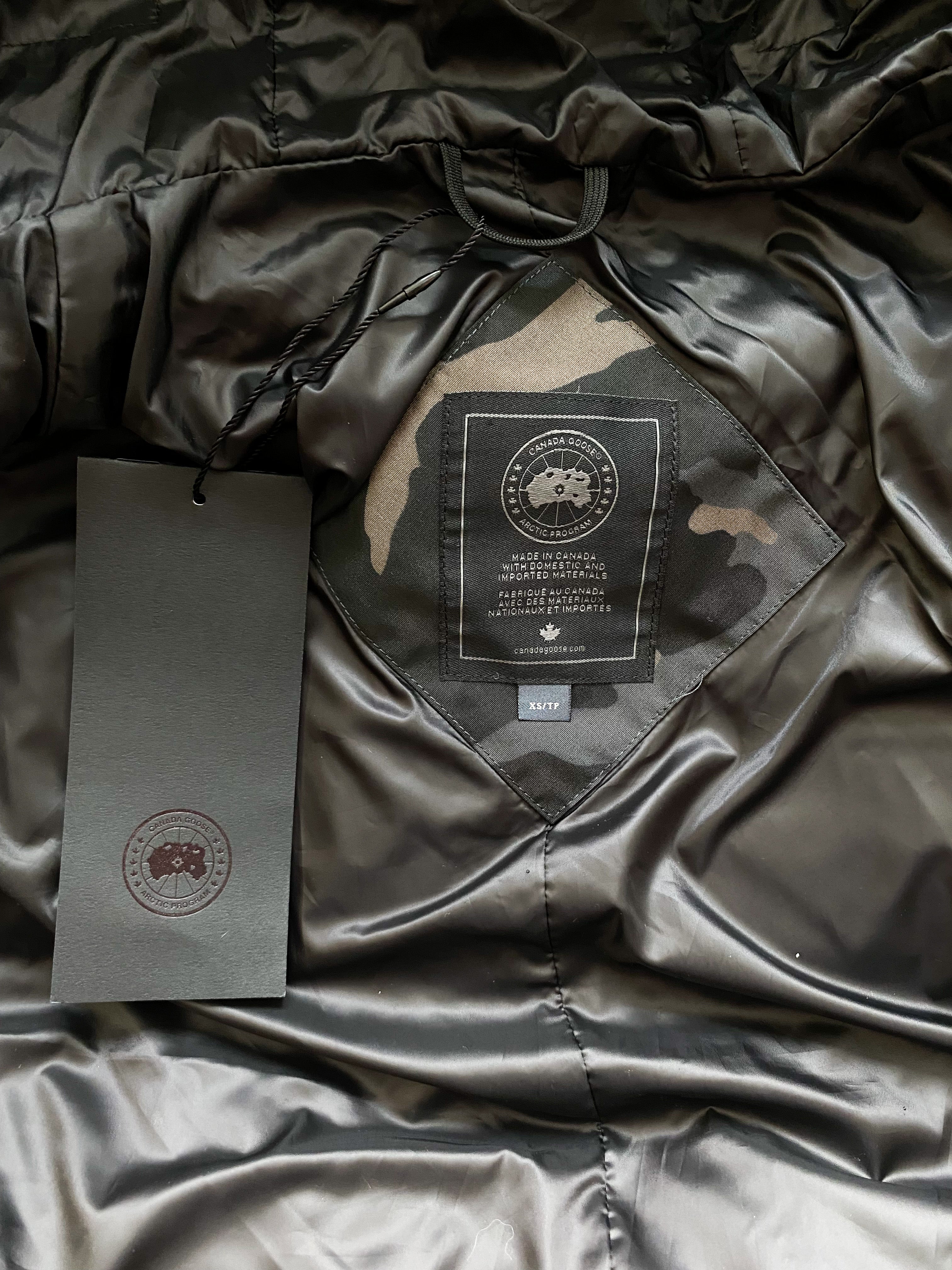 Canada Goose Black Label Camo Macmillan Men's Winter Jacket - Waterproof, Windproof Parka for Cold Weather Outdoor Activities