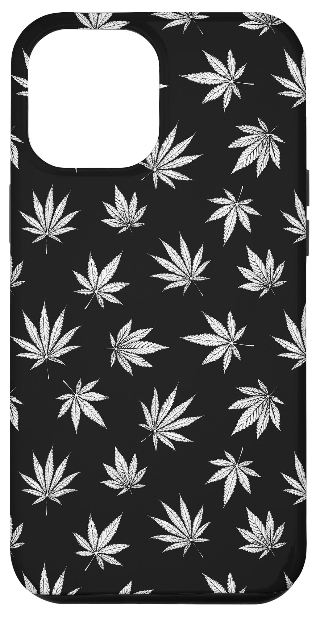 iPhone 12 Pro Max Case with Cannabis Leaf Design - Stoner Gift for 420 - Durable Protective Phone Cover for iPhone 12 Pro Max - Perfect for Music Festivals, Smoke Sessions & 420 Celebrations