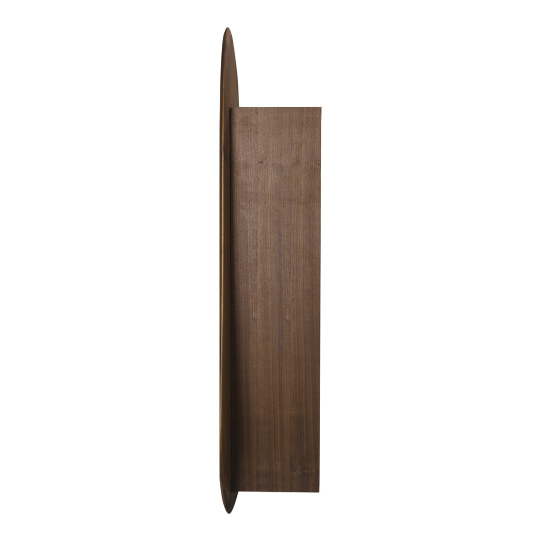 Feve Wall Cabinet - Modern Wooden Storage Shelf for Bathroom, Kitchen & Living Room - Space-Saving Organizer for Towels, Books & Decor