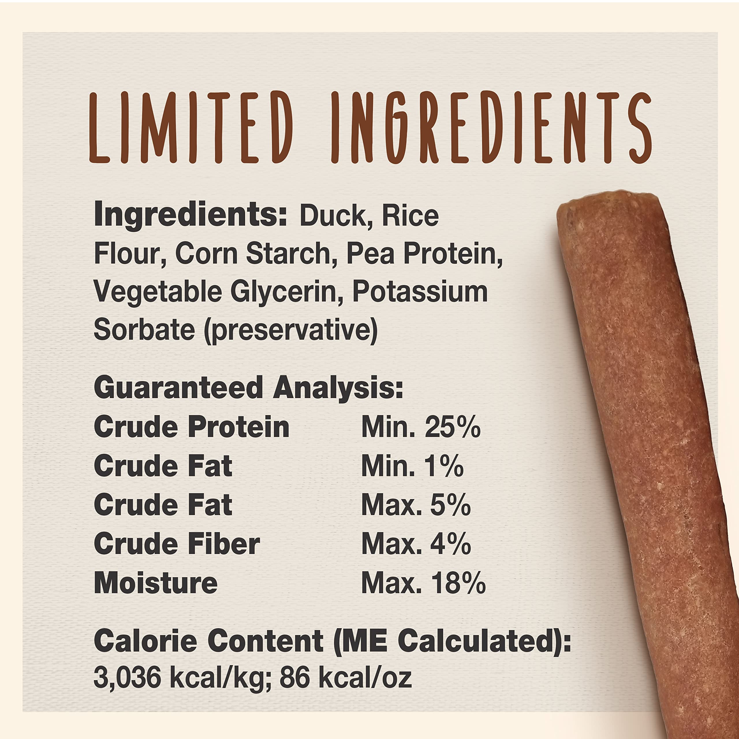 Premium Gourmet Savory Duck Rolls Dog Treats - All-Natural, Healthy Duck Chews for Small & Large Breeds - USA Inspected & Tested Rawhide-Free Alternative (7 Inch, 2 Count) - Perfect for Training Rewards, Dental Health & Long-Lasting Chewing Fun